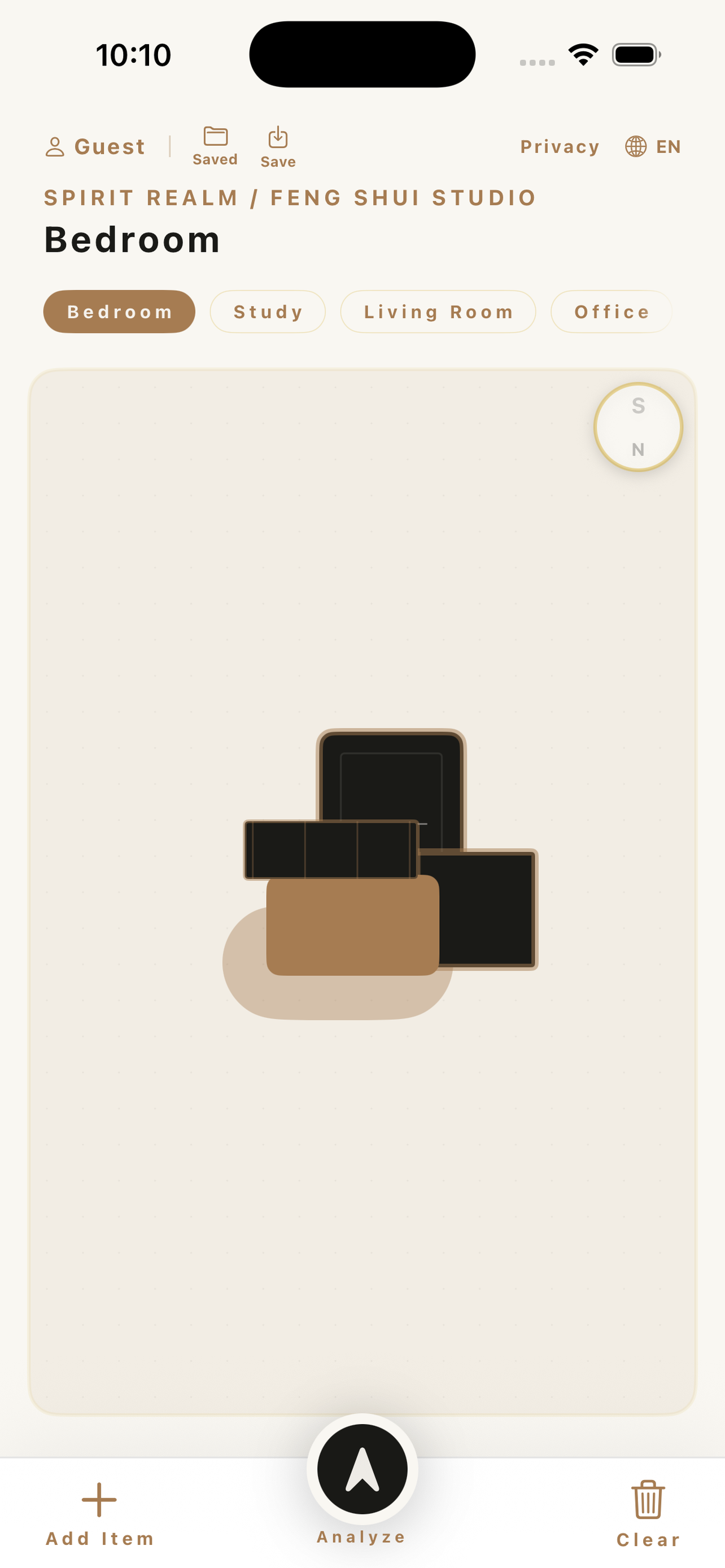 Furnished canvas